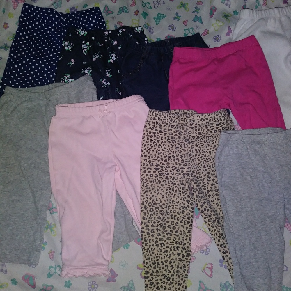 Carters 9 piece pants bundle